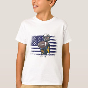 Bandera de Estados Unidos de la camiseta de un hin