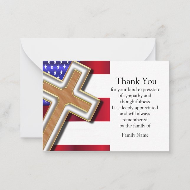 Bandera de Estados Unidos después de las tarjetas  (Anverso)