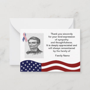Bandera de Estados Unidos después de las tarjetas 