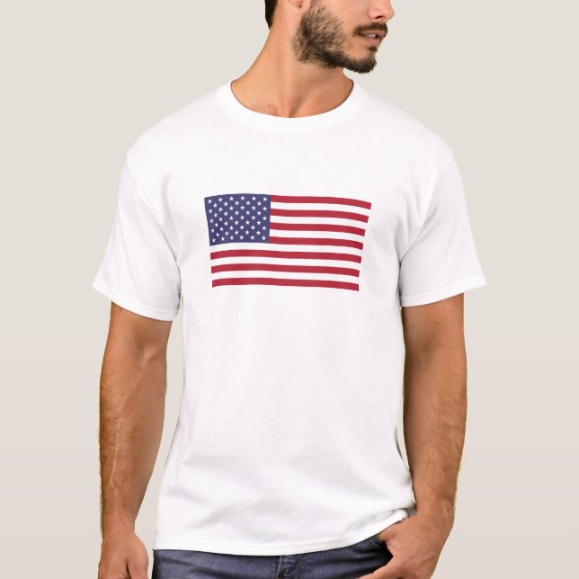 Bandera De Estados Unidos En Camisa (Anverso)
