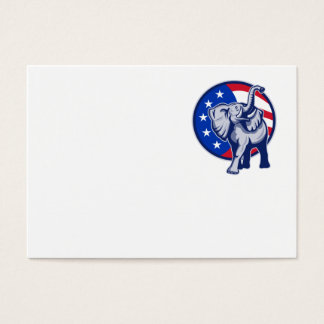 Bandera de Estados Unidos para la mascota del elef