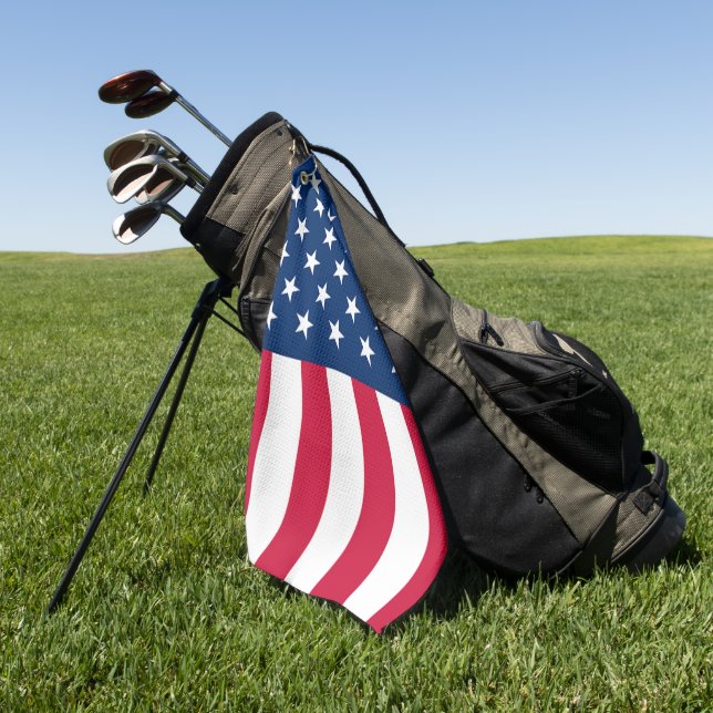 Bandera de Estados Unidos Toalla de Golf Patriótic (Verde)