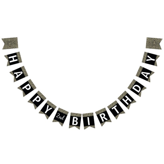 Bandera de estampado de leopardo, personalizable (Todo)