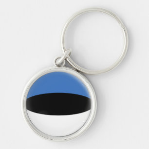 Bandera de Estonia Estaonian del llavero