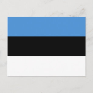 Bandera de Estonia postal
