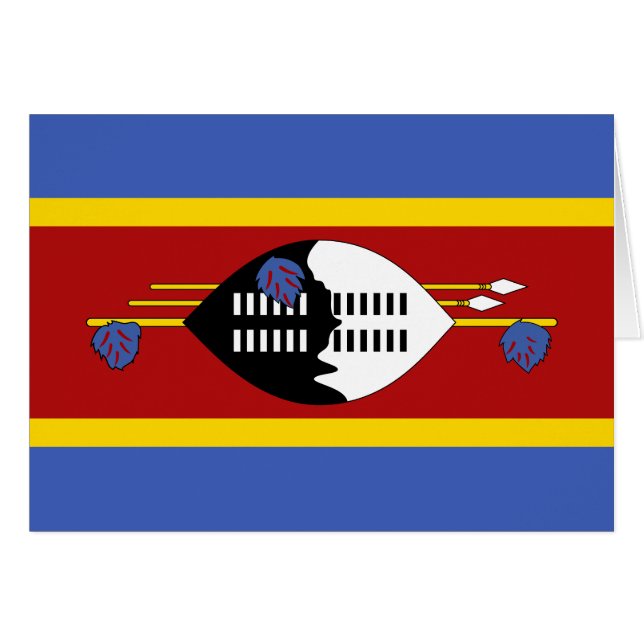 Bandera de Eswatini (Anverso (Horizontal))
