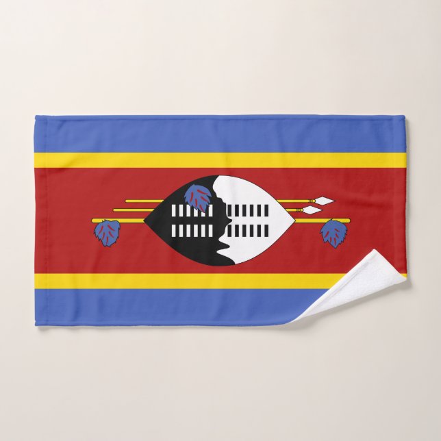 Bandera de Eswatini (Toalla de mano)