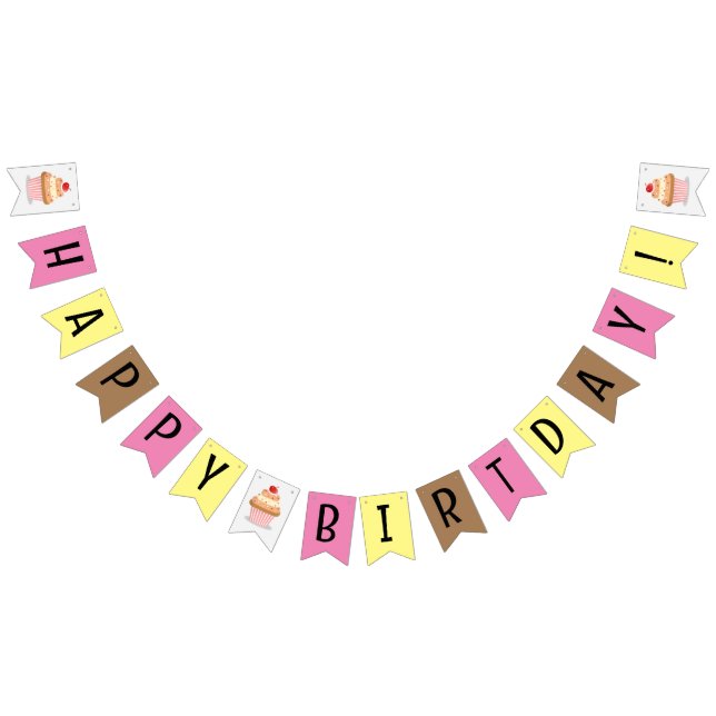 Bandera de feliz cumpleaños girlie (Todo)