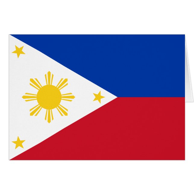 Bandera de Filipinas (Anverso (Horizontal))