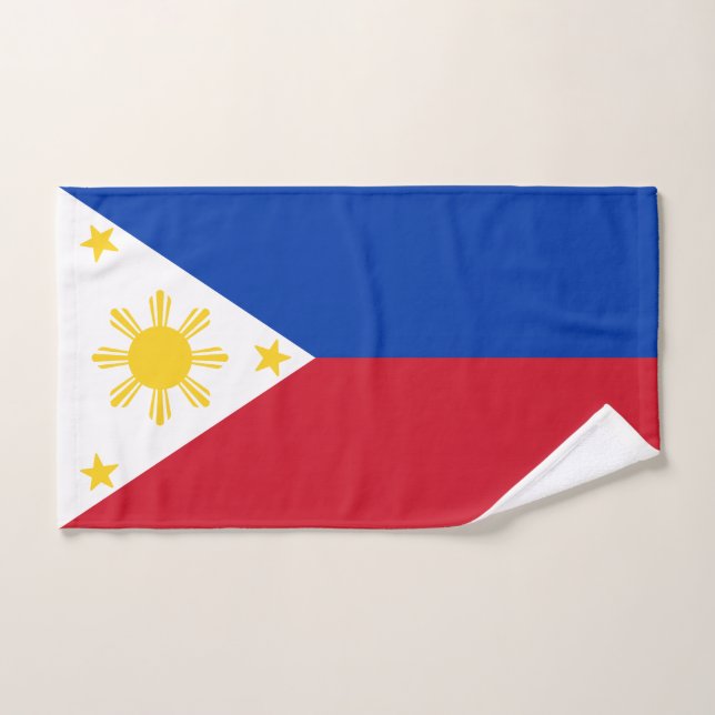 Bandera de Filipinas (Toalla de mano)