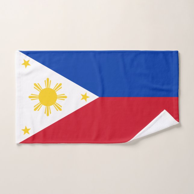 Bandera de Filipinas (Toalla de mano)