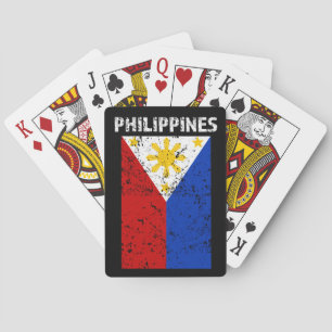 Bandera de Filipinas - naipes apenados