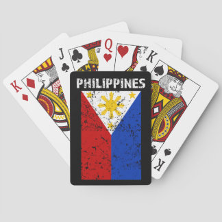 Bandera de Filipinas - naipes apenados