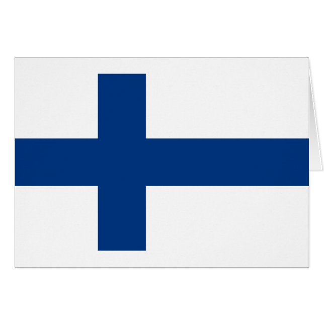 Bandera de Finlandia (Anverso (Horizontal))