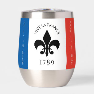 Bandera de Francia del Día de la Bastilla Fleur-de