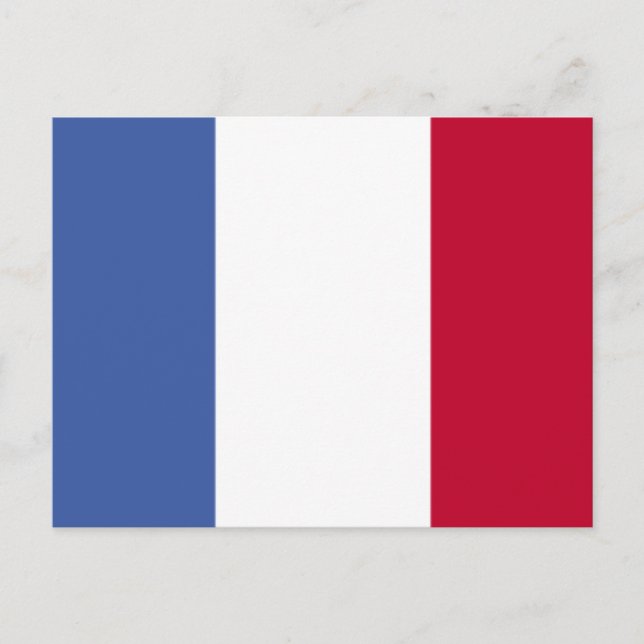 Bandera de Francia postal (Anverso)