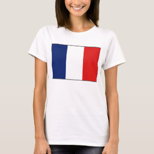 Bandera de Francia x Mapa camiseta