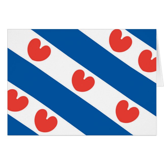 Bandera de Frisia (Anverso (Horizontal))