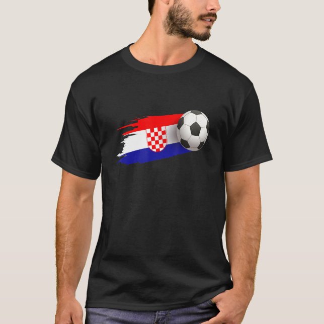 Bandera de fútbol croata Jersey (Anverso)