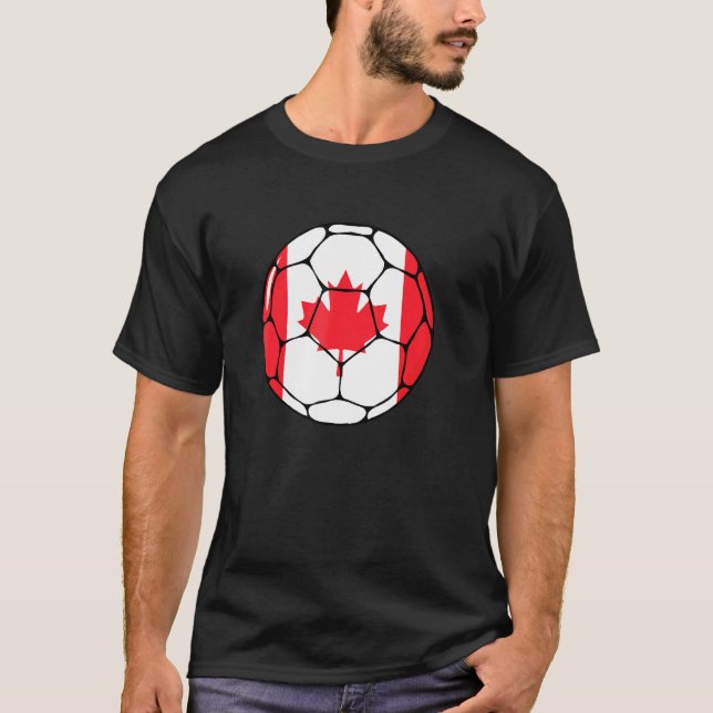 Bandera de fútbol de Canadá Futbol de Jersey Futbo (Anverso)