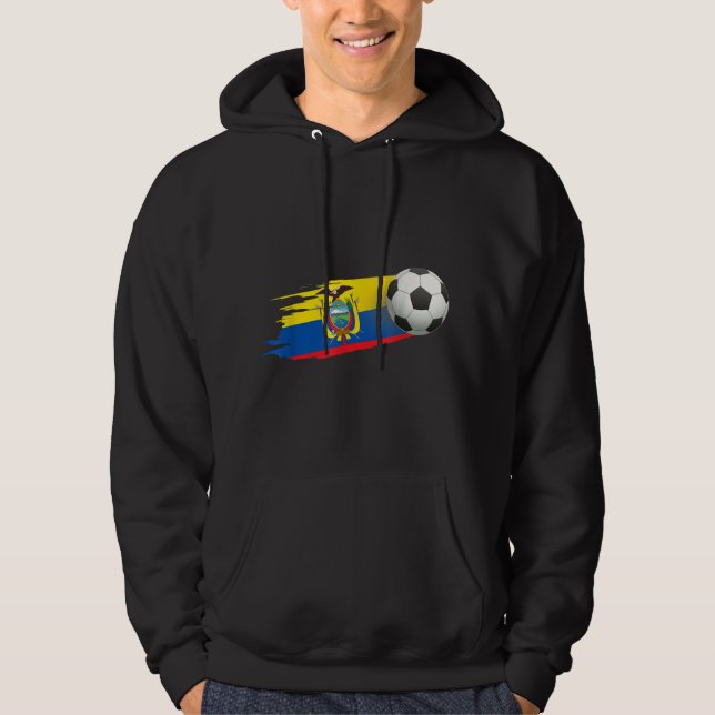 Bandera de fútbol de Ecuador Jersey Bandera de Ecu (Anverso)