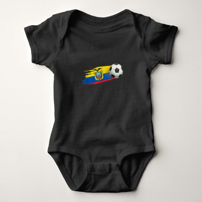 Bandera de fútbol de Ecuador Jersey Bandera de Ecu (Anverso)