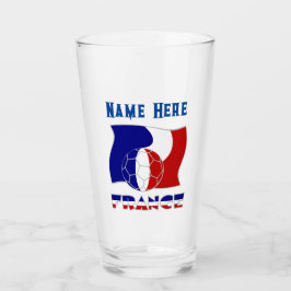 Bandera de fútbol francesa personalizada