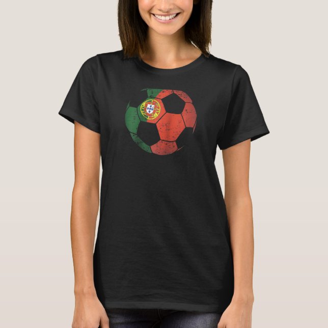 Bandera de fútbol portuguesa Jersey (Anverso)