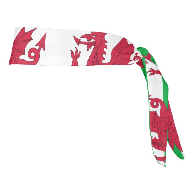 Bandera de Gales Banda de la cabeza (Girar 90)