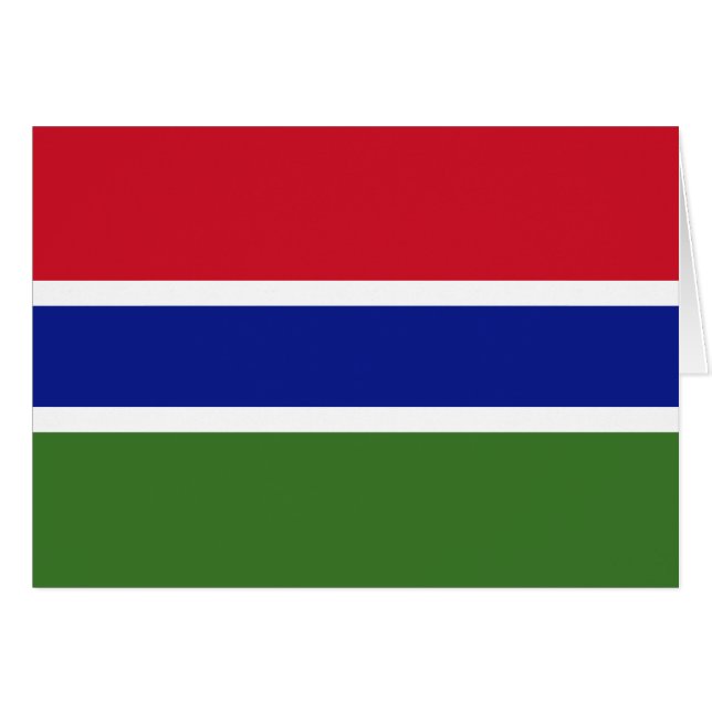 Bandera de Gambia (Anverso (Horizontal))