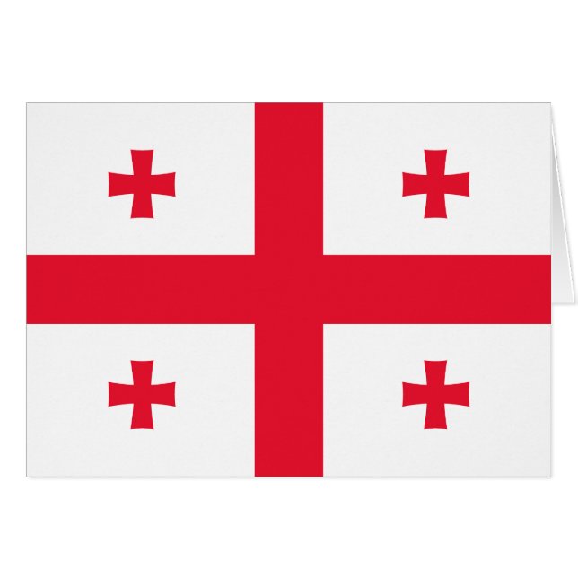 Bandera de Georgia (Anverso (Horizontal))
