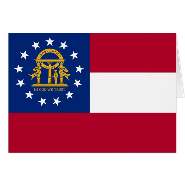 Bandera de Georgia (Anverso (Horizontal))