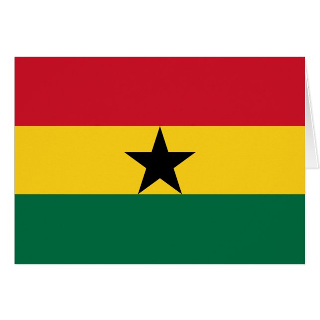 Bandera de Ghana (Anverso (Horizontal))