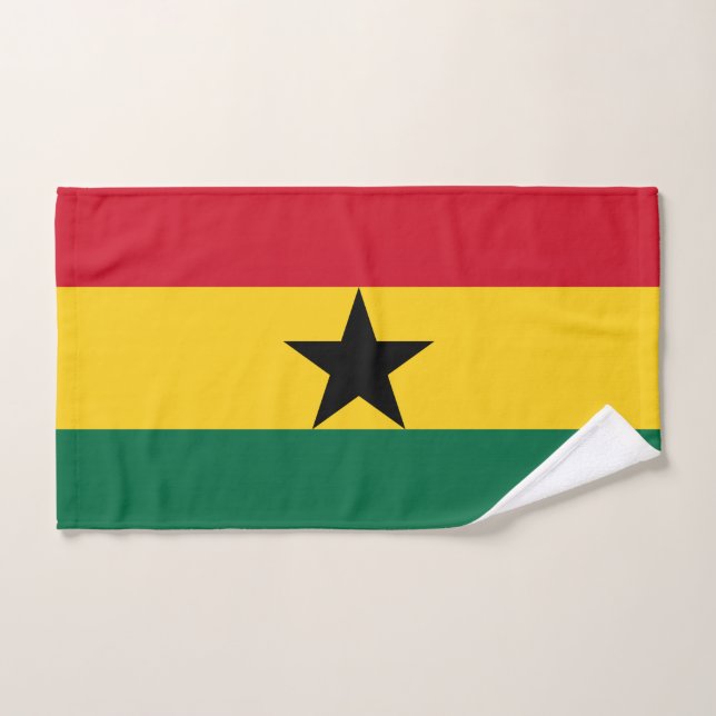 Bandera de Ghana (Toalla de mano)