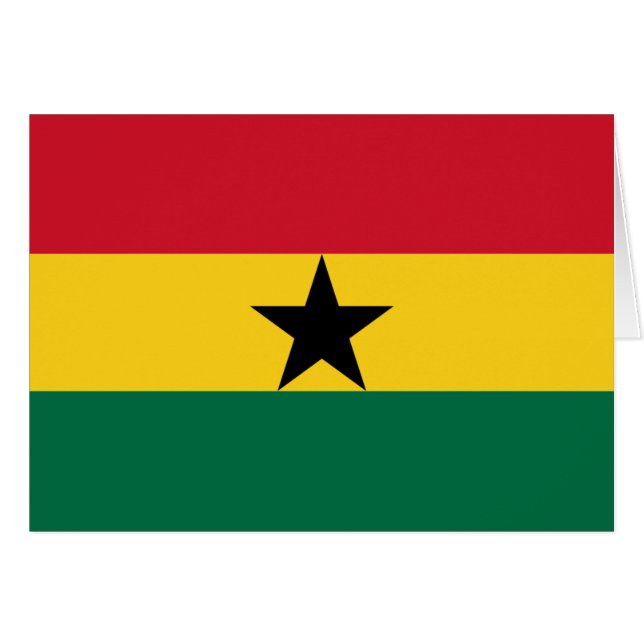 Bandera de Ghana (Anverso (Horizontal))