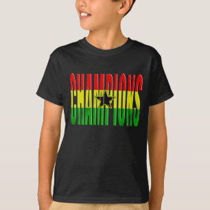 Bandera de Ghana África 2010 camisetas de los