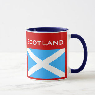Bandera de Glasgow* Escocia y taza del escudo