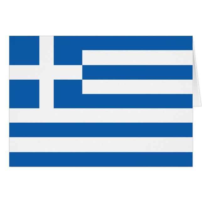 Bandera de Grecia Patriótica (Anverso (Horizontal))