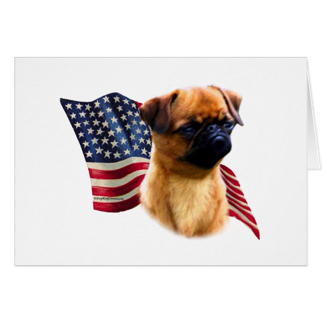 Bandera de Griffon de Bruselas (Anverso (Horizontal))