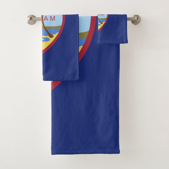 Bandera de Guam (In situ)