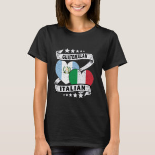 Bandera De Guatemala E Italia De La Camisa Italian