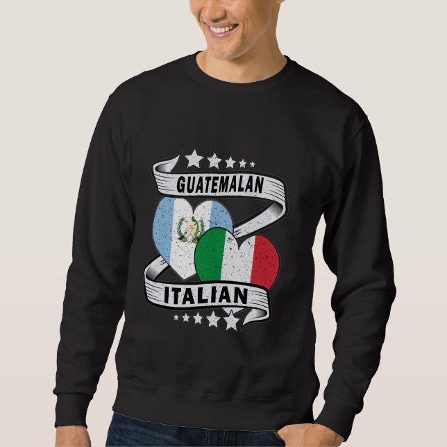 Bandera De Guatemala E Italia De La Camisa Italian (Anverso)