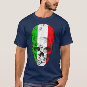 Bandera de Guay en Italia con camiseta de cráneo