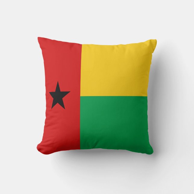 Bandera de Guinea-Bissau x Almohada de bandera (Anverso)