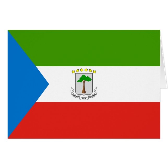 Bandera de Guinea Ecuatorial (Anverso (Horizontal))