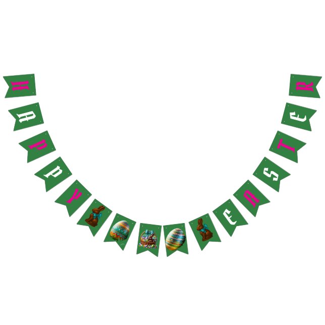 Bandera de guirnalda de Pascua (Todo)