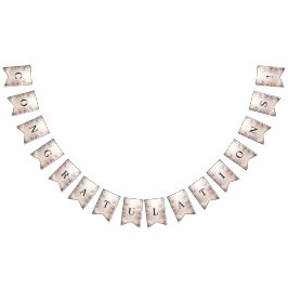 Bandera de guirnalda floral de marfil blanco