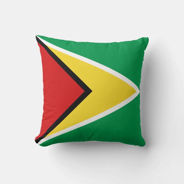 Bandera de Guyana x almohada de bandera (Anverso)