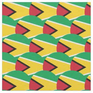 Bandera de Guyana y tela de moda de Guyana