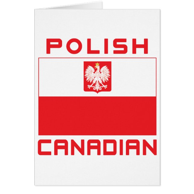 Bandera de Halcón canadiense polaca (Frente)